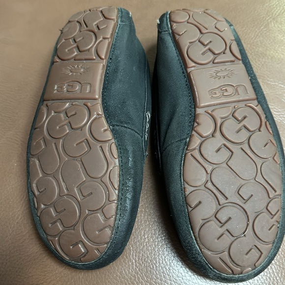 Used black UGG slippers, size 6 - Picture 5 of 8